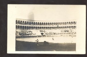 RPPC MEXICO CITY MEXICO BULLFIGHT STADIUM MATADOR VINTAGE REAL PHOTO PSOTCARD