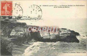 Old Postcard Pornic Loire lower deck of diabetes has Noeveillrd and Pointe Malmy