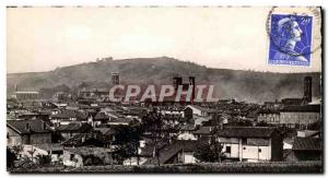 Pamiers Old Postcard General view taken from the station