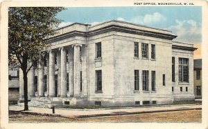 G32/ Moundsville West Virginia Postcard c1910 Post Office Building