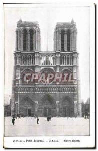 Paris - 4 - Notre Dame - Old Postcard