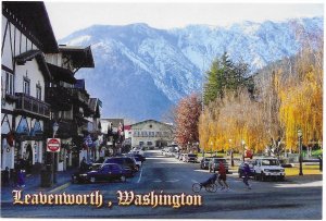 US Mint.  Leavenworth, Washington.  Beautiful Bavarian Village in the Cascades