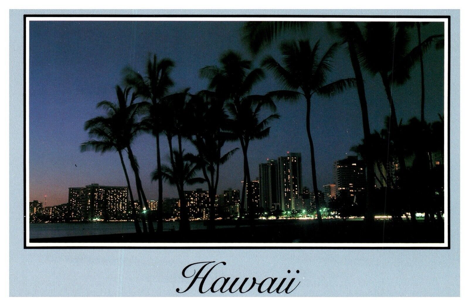Waikiki Hotel Royal Pacific Traders Hawaii Palm Trees Beaches Chrome