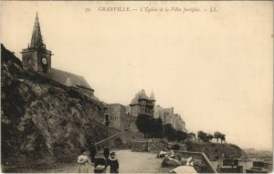 CPA GRANVILLE Église et la Villa fotifié (807407)