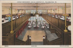 Postcard Cathay Restaurant Chestnut St Philadelphia PA