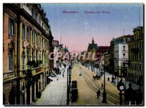 Old Postcard Mannheim Planken mit Borse
