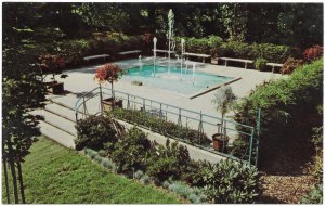 US unused. Kingwood Center, Memorial Fountain,  Mansfield, Ohio.  Nice.