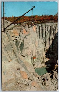 Vtg Barre Vermont VT Rock of Ages Granite Quarry Unused View Card Postcard