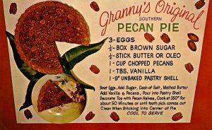 Recipe - Granny's Original Southern Pecan Pie