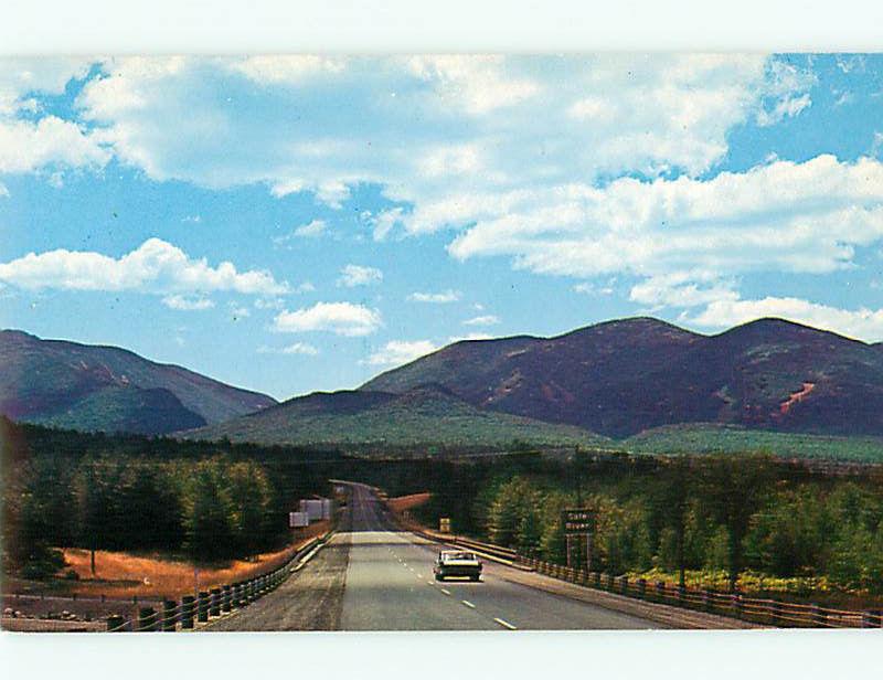 Vintage Post Card Aerial White Mt Franconia Notch Mittersill Ski N H  # 5205