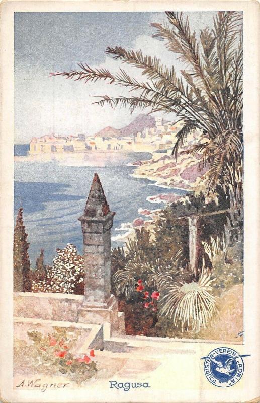 BG19153 ragusa a wagner postcard croatia