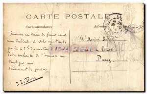 Old Postcard Treport Mers A storm Day Sea disassembled