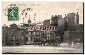 Old Postcard Dieppe Hotel Regina The old castle