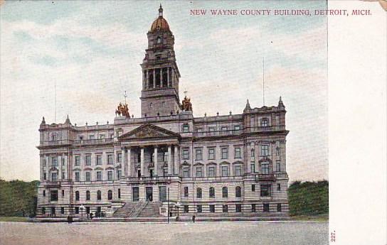 Michigan Detroit New Wayne County Building