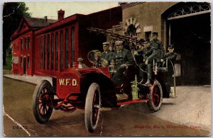 1912 Hase Company No. 1 Waterbury Connecticut Military Posted Postcard