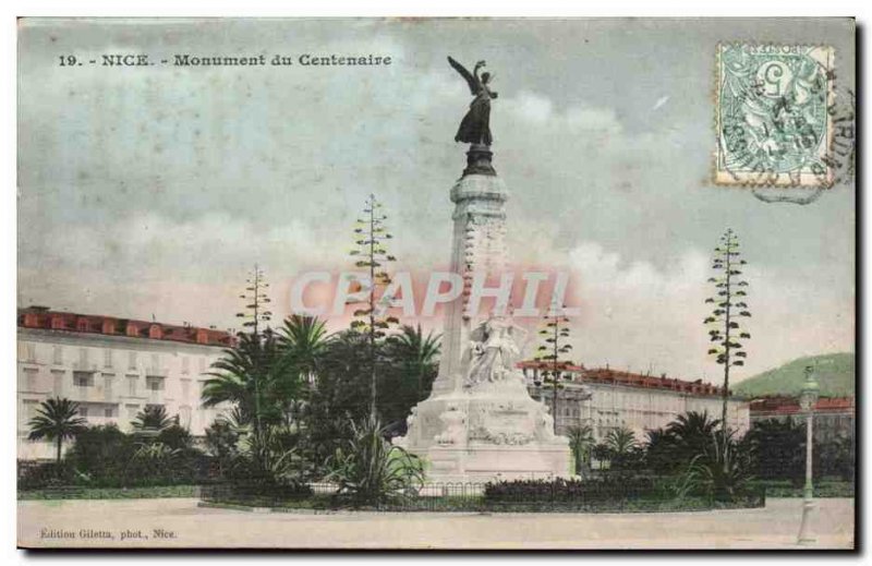 Nice Old Postcard Centennial Monument