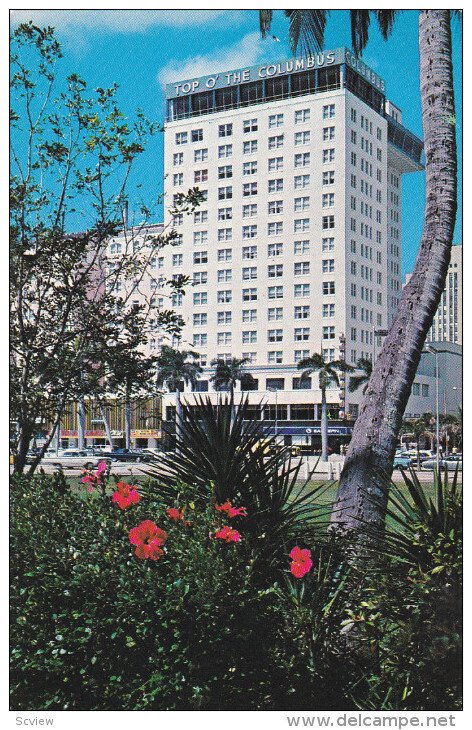 MIAMI, Florida, 1940-1960's; The Columbus Hotel