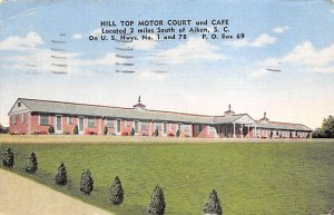 Hill Top Motor Court and Caf? Aiken, South Carolina  