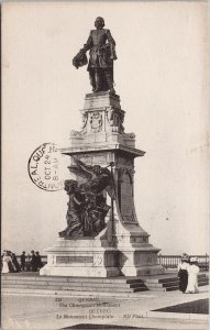 ND Phot #215 The Champlain Monument Quebec QC c1909 Postcard H28