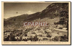 Old Postcard Briancon View Genreale Vallee of Guisanne and Gd Area