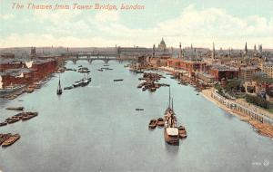 uk27928 the thames from tower bridge london uk
