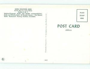 Unused Pre-1980 STRATFORD ARMS HOTEL Buffalo New York NY Q5585-23