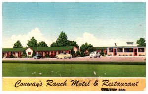 North Carolina  Williamston Conway's Ranch Motel and Restaurant