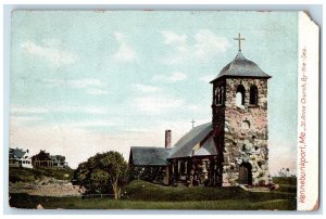 1911 St. Anne Church By The Sea Kennebunkport ME Kennebunk Beach ME Postcard