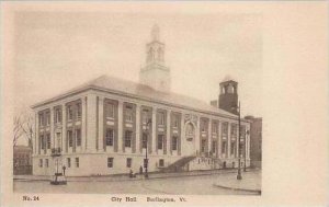 Vermont Burlington City Hall Albertype