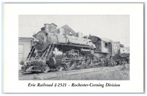 c1920's Erie Railroad # 2521 Rochester Corning Division Train New York Postcard