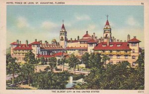 Florida Saint Augustine Hotel Ponce De Leon The Oldest City In The United Sta...