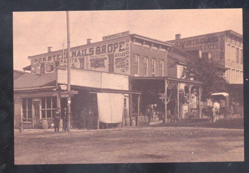 REAL PHOTO SHENANDOAH PENNSYLVIA DOWNTOWN STREET SCENE POSTCARD