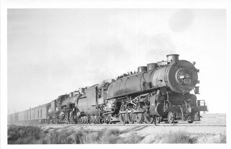 G23/ Eaton Colorado RPPC Postcard c1950s Railroad Locomotive Kindig