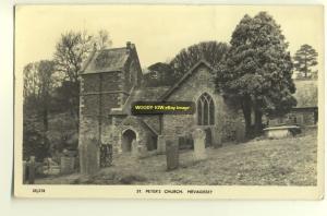 cu0677 - St Peter's Church , Mevagissey , Cornwall - postcard