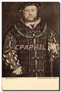 Old Postcard National Portrait Gallery London King Henry VIII