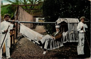 Madeira Hammock Portugal Postcard 1925