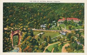 Aerial View of Natural Bridge VA, Virginia - Linen