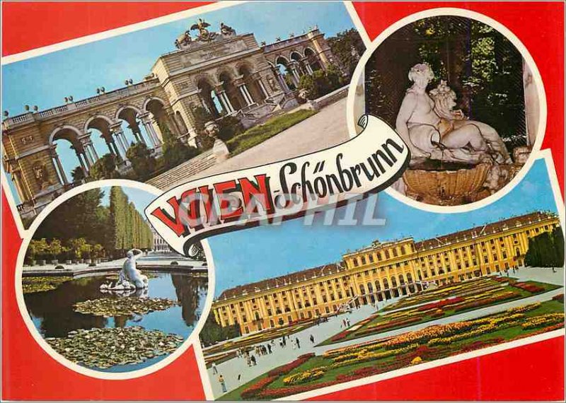 Postcard Modern Vienna Gazebo Schoner Brunnen Schlob Schonbrunn