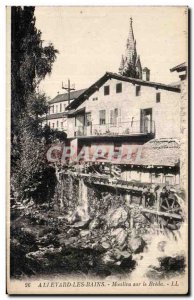 Old Postcard Allevard les Bains Mills on the Breda