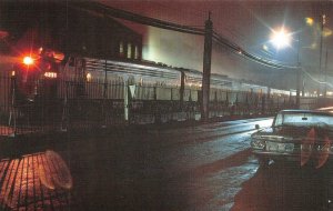 THE JUNIATA Altoona, PA PENNSYLVANIA RAILROAD STATION Train c1970s Postcard