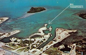 Marathon Florida Bill Thompsons Yacht Basin Vintage Postcard KK1749