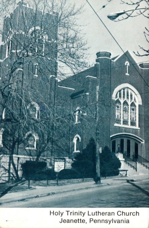 Pennsylvania Jeanette Holy Trinity Lutheran Church 1986