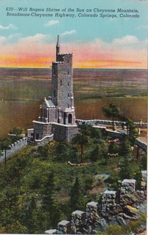 Colorado Colorado Springs Will Rogers Shrine Of The Sun Cheyenne Canon