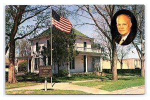 Eisenhower Home And Museum Abilene Kansas Postcard