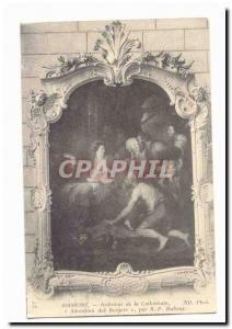 Soisson Old Postcard Interior of the cathedral Adoration of the Shepherds by ...