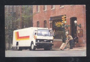 VOLVO DIESEL TRUCKS FREIGHTLINER CORPORATION VINTAGE ADVERTISING POSTCARD