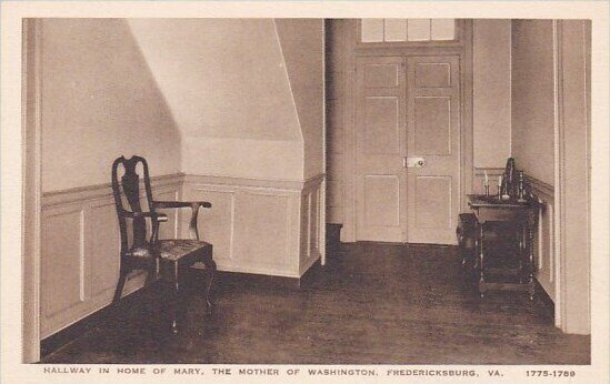 Hallway In Hme Of Mary The Mother Of Washington Fredericksburg Virginia Alber...