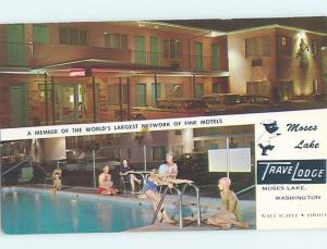 Unused Pre-1980 TRAVELODGE MOTEL Moses Lake Washington WA c0076-12