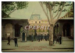 Postcard Old Army Barracks Avignon d & # 39Hautpout occupied by the 7th Genie