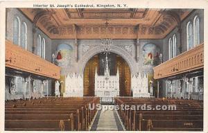 St Joseph's Cathedral Kingston NY Unused